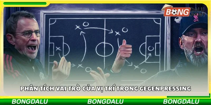 Phân tích vai trò của vị trí trong gegenpressing