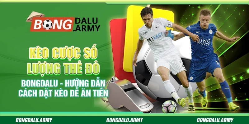 Kèo cược số lượng thẻ đỏ Bongdalu - Hướng dẫn cách đặt kèo dễ ăn tiền
