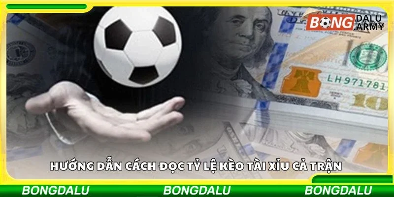 Hướng dẫn cách đọc tỷ lệ kèo tài xỉu cả trận 