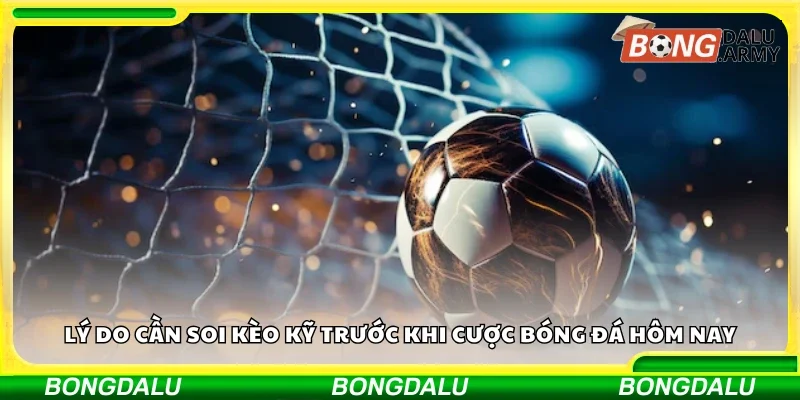 Lý do cần soi kèo kỹ trước khi cược bóng đá hôm nay