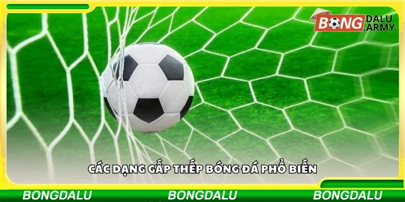 Một số dạng gấp thếp bóng đá phổ biến